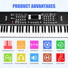 24HOCL built-in speaker and microphone for singing along