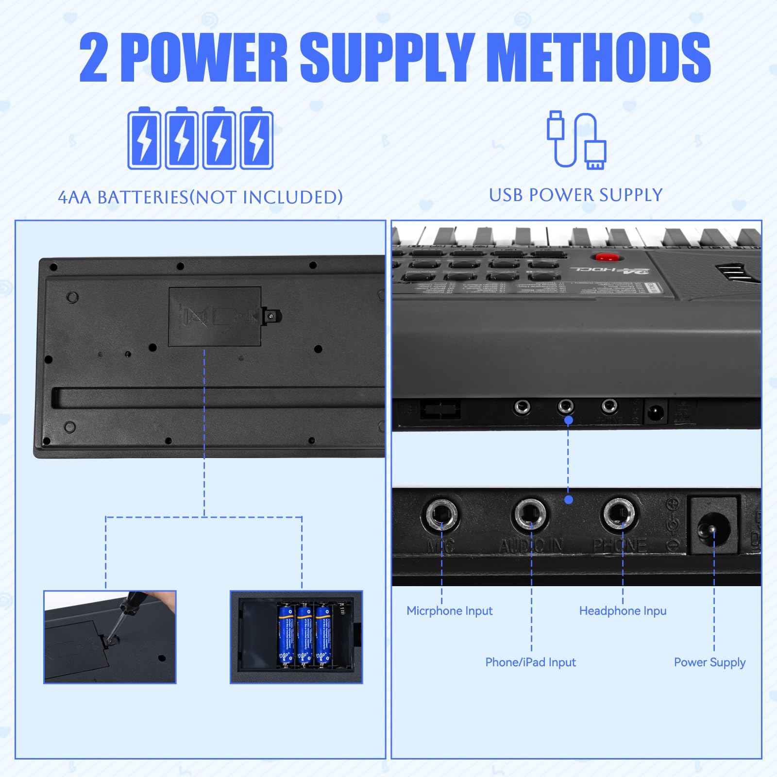 24HOCL LED demo-note lights guide early finger placement