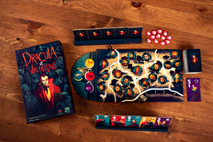 25th Century Games Dracula vs Van Helsing illustration of eight card types.