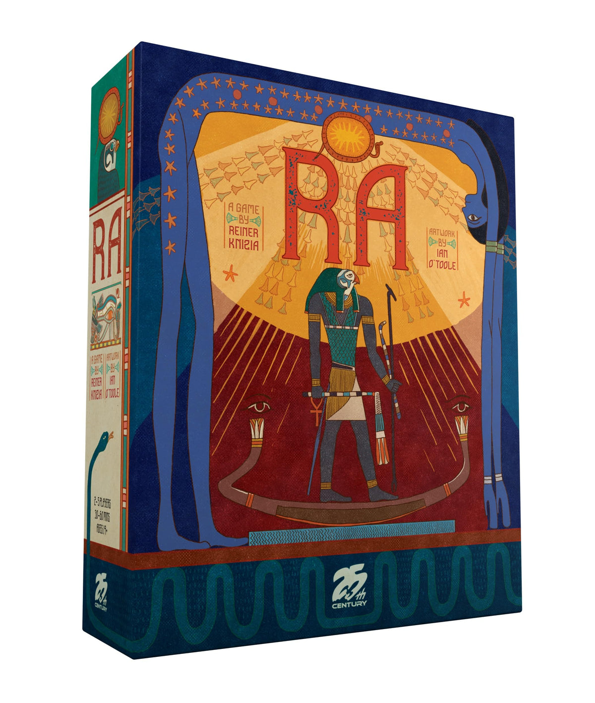 RA Deluxe Edition by 25th Century Games central board for clear setup and improved table presence.
