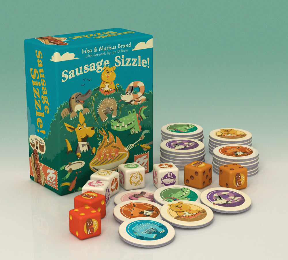 25th Century Games Sausage Sizzle six-round gameplay keeps sessions quick and engaging.