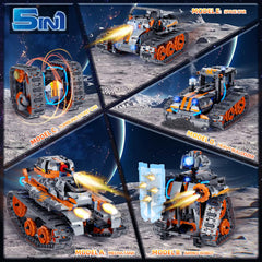 28°C 5-in-1 robot model with app control for hands-on STEM learning.