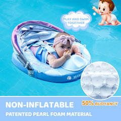 28°C Mambobaby backstroke mode supports infants aged 3–12 months.