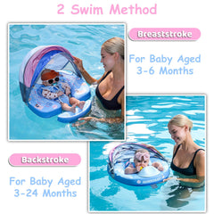28°C Mambobaby breaststroke mode supports children aged 3–24 months.