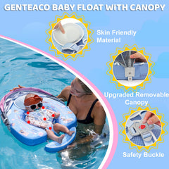 28°C Mambobaby removable canopy adjusts to half or full shade.