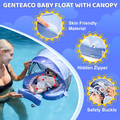 28c Mambobaby shark float backstroke design supports safe positioning