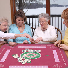 2F22E Mahjong Mat edge seal prevents cracking and curling for longevity