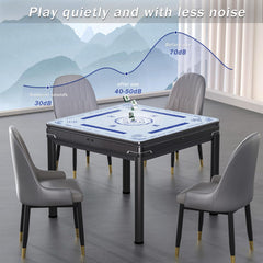 2F22E Mahjong Mat sky blue folded-desktop protection shields the surface.