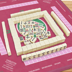 2F22E Mahjong Mat soft surface reduces noise for quiet sessions