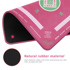 2F22E Mahjong Mat texture close-up showing durable, precise weave