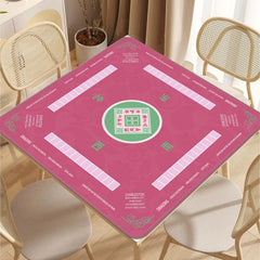 2F22E Mahjong Mat waterproof surface protects desk during use