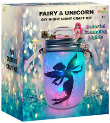 2Pepers unicorn lantern jar kit with colorful LEDs for magical bedtimes
