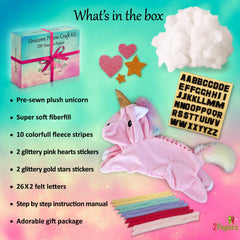 2Pepers polyfill stuffing delivers fluffy, cuddly comfort for the unicorn.
