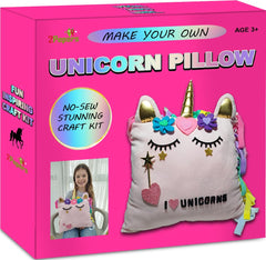 2Pepers unicorn pillow kit cover ready-to-decorate surface sparks creativity.