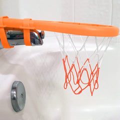 3 Bees & Me kids playing with bath-time basketball