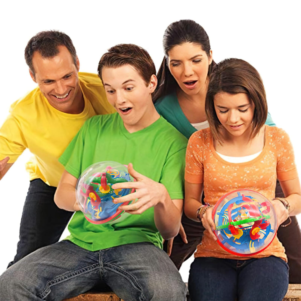 3 Otters 3D Maze Ball ABS material close-up signals safety and durability