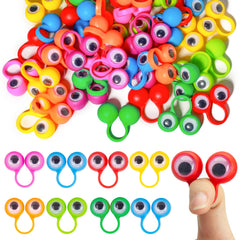 3 otters eyeball ring puppet in red promotes imaginative play and fine motor coordination