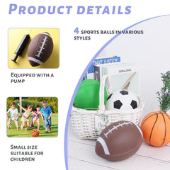 3 Otters five-inch football ball, compact size ideal for small hands and early skills.