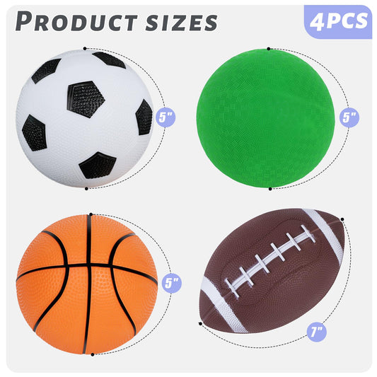 3 Otters five-inch soccer ball, soft rubber and kid-friendly grip for busy little feet.