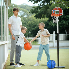 Three Otters water-safe mini basketballs withstand splashes during pool time