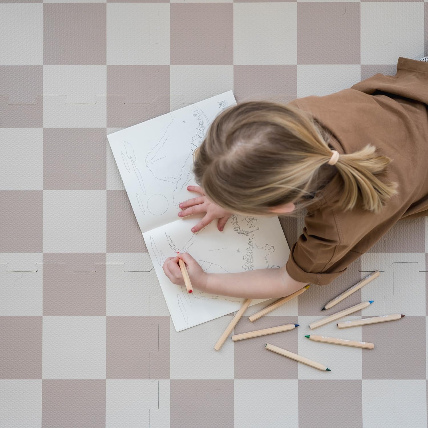 3 Sprouts non-toxic foam tiles for durable, kid-friendly flooring.