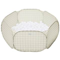 3 Sprouts ball pit pop-up setup for easy indoor play.