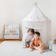 3 Sprouts play tent recycled fabric texture highlights eco-friendly materials