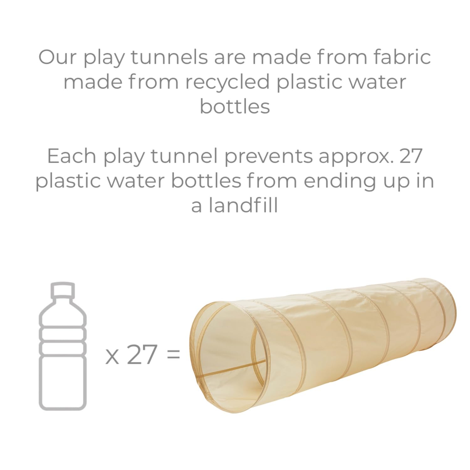 3 Sprouts Play Tunnel durable materials for lasting use.