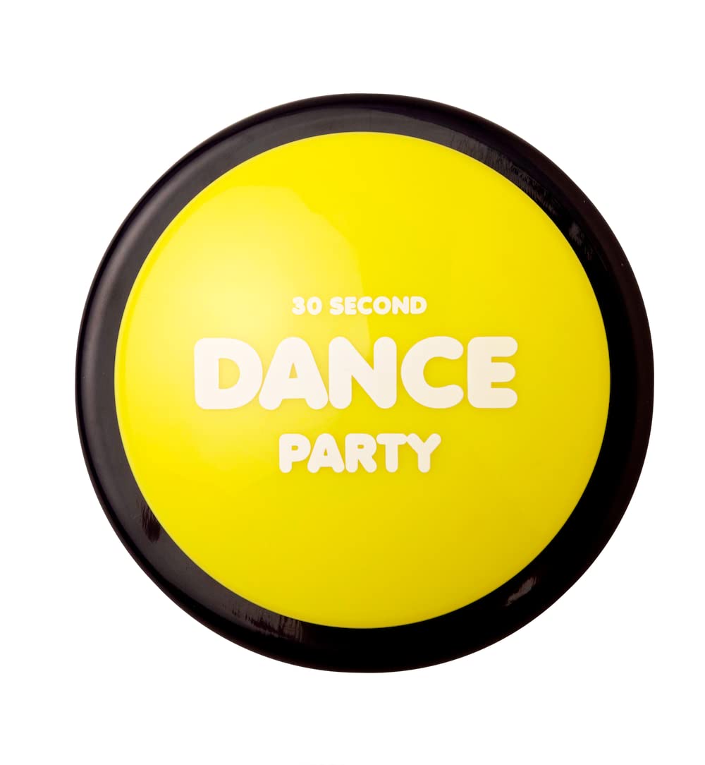 30 Second Dance Party Button front view for portable party moments.