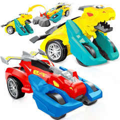 365park dinosaur monster truck toy front view, durable and engaging for kids