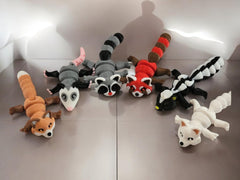 3D Printed Woodland Animals skunk figure for desk display and fun