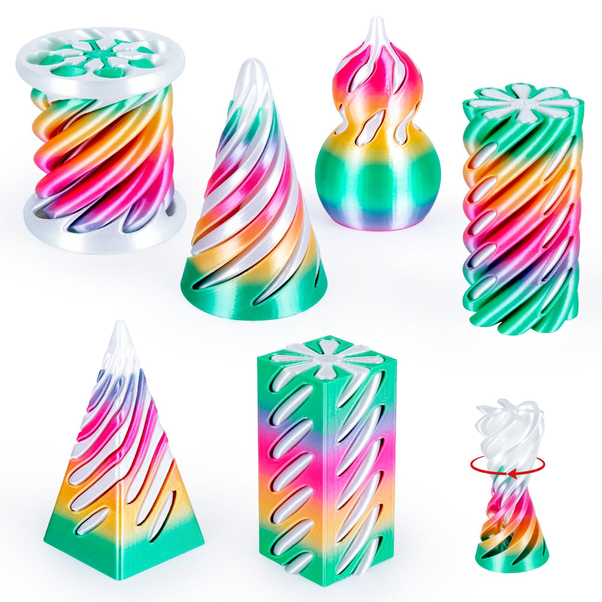 3Dgenius balance cone offers satisfying tactile play to ease focus during tasks.