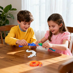 3Dgenius crocodile articulated figurine for dramatic scenes and fidgeting