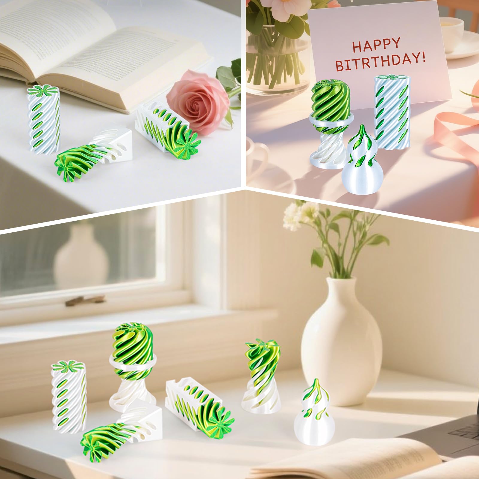 3Dgenius gourd-shaped fidget provides tactile exploration and stress-relief during breaks.