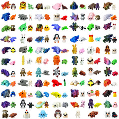 3D printed animals random figures pack 06 perfect for birthday gifts and stocking stuffers.