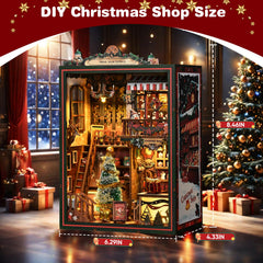3DVASE DIY book nook assembly shows step-by-step parts and instructions for confident building