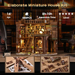 3DVASE DIY miniature dollhouse kit ready for hands-on crafting.
