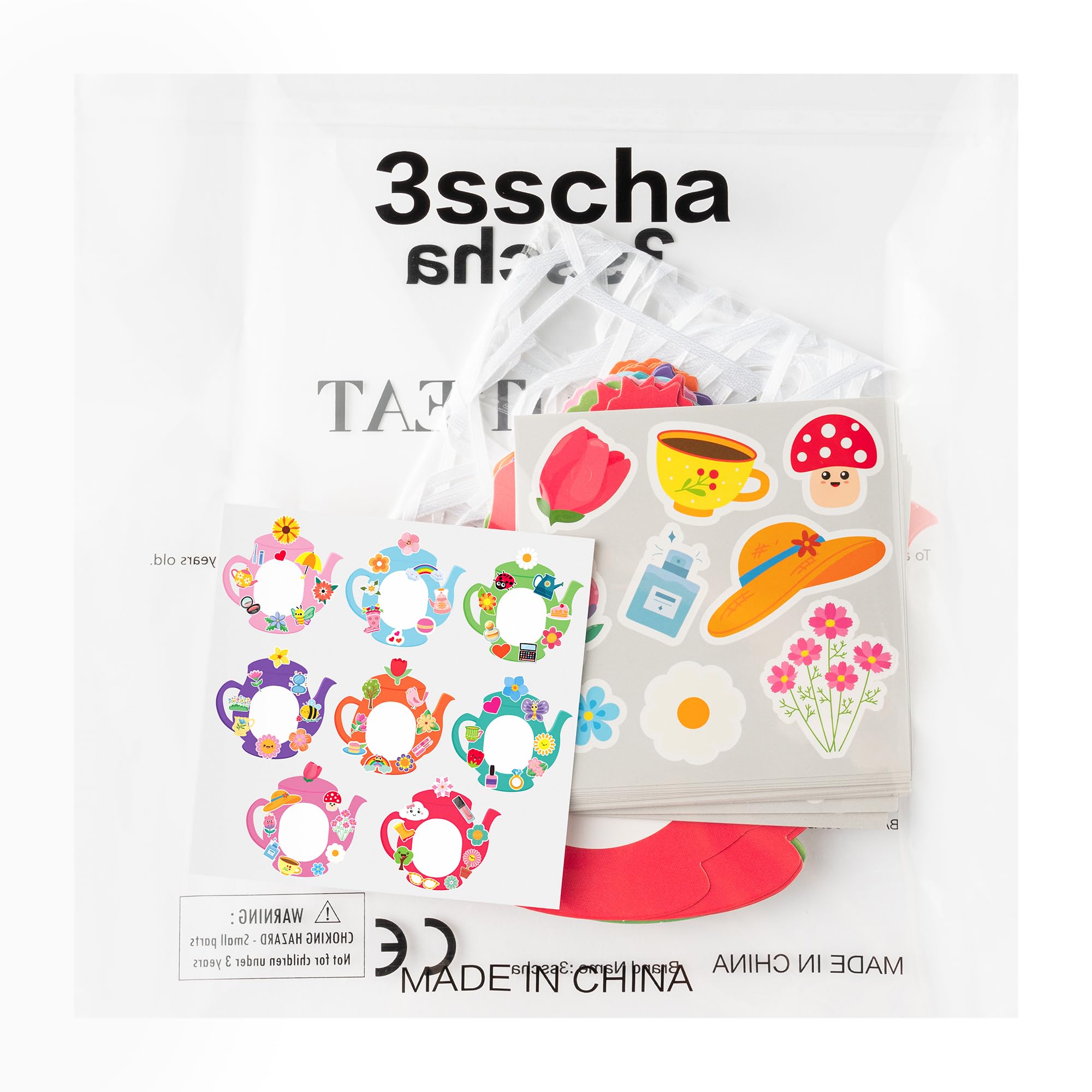 3sscha spring flower card decor enhances classroom or party activities