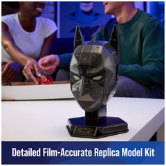 No glue or tools required with clear instructions for the Batman Mask kit.