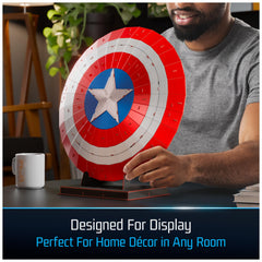 Marvel Shield decor for bedroom or game room with 4D Build