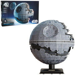 4D Build Death Star II punched-out pieces ready for precise assembly