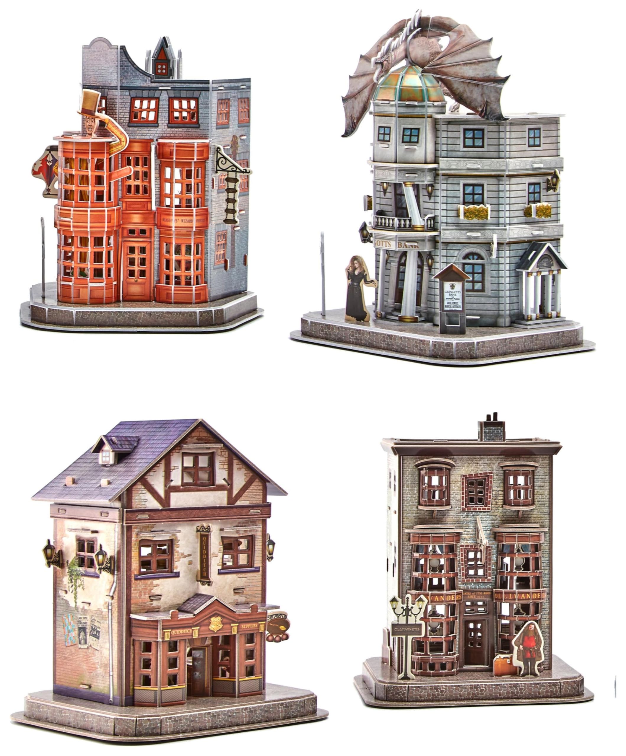 4D Build Ollivanders Wand Shop components with detailed interior styling