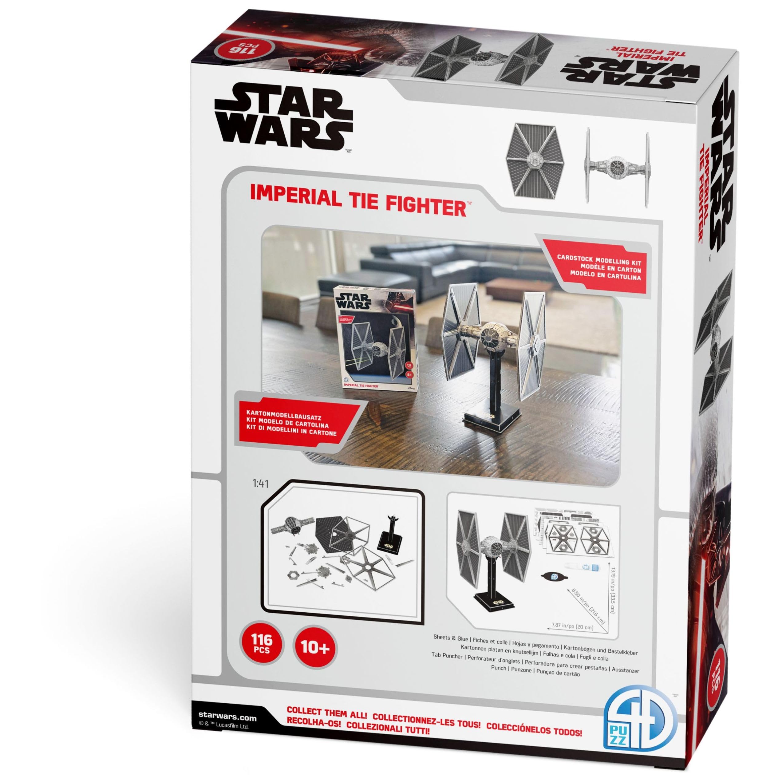 4D Build display stands included to showcase the finished model