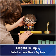 4D Build Harry Potter compact display size shown on a shelf