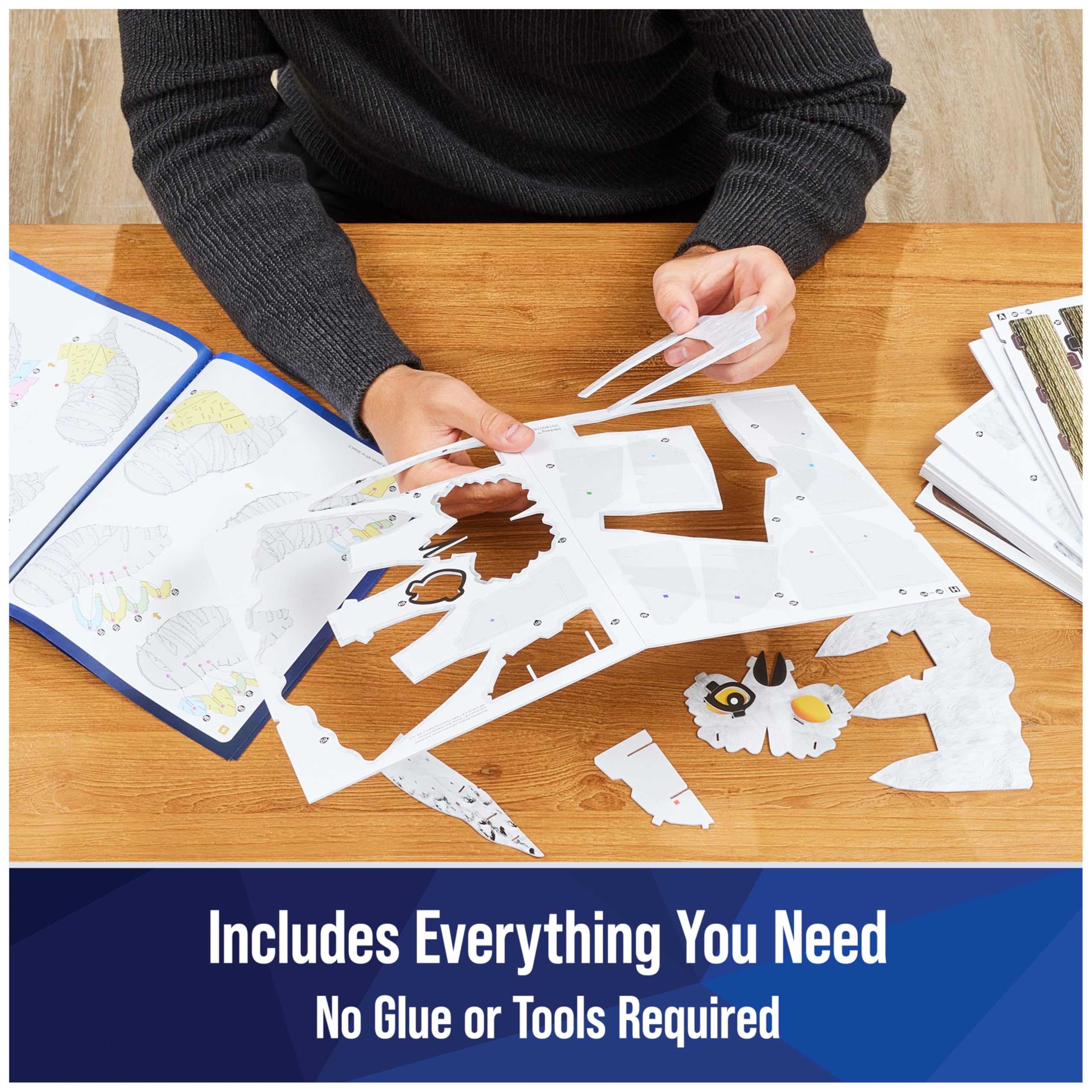 4D Build Hedwig easy-to-assemble kit with clear instructions.