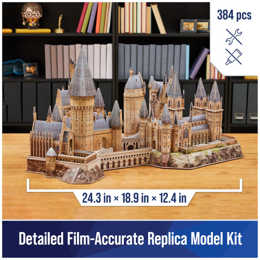 4D Build Hogwarts Astronomy Tower detail highlights textures ideal for desk decor