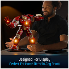 4D Build Hulkbuster 18 puzzle sheets enable a detailed build