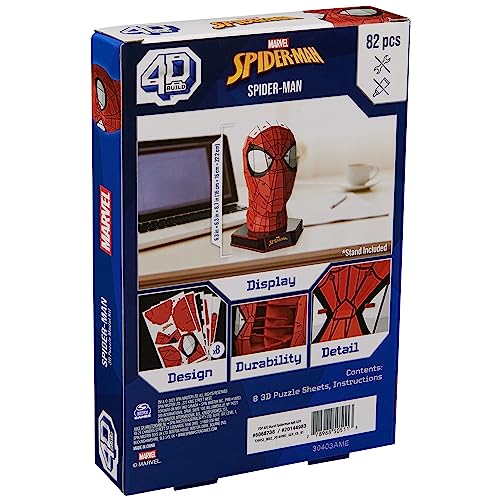 4D Build Spider-Man 82-pieces puzzle offers engaging building fun