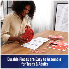 4D Build Spider-Man display-case highlights collectible decor