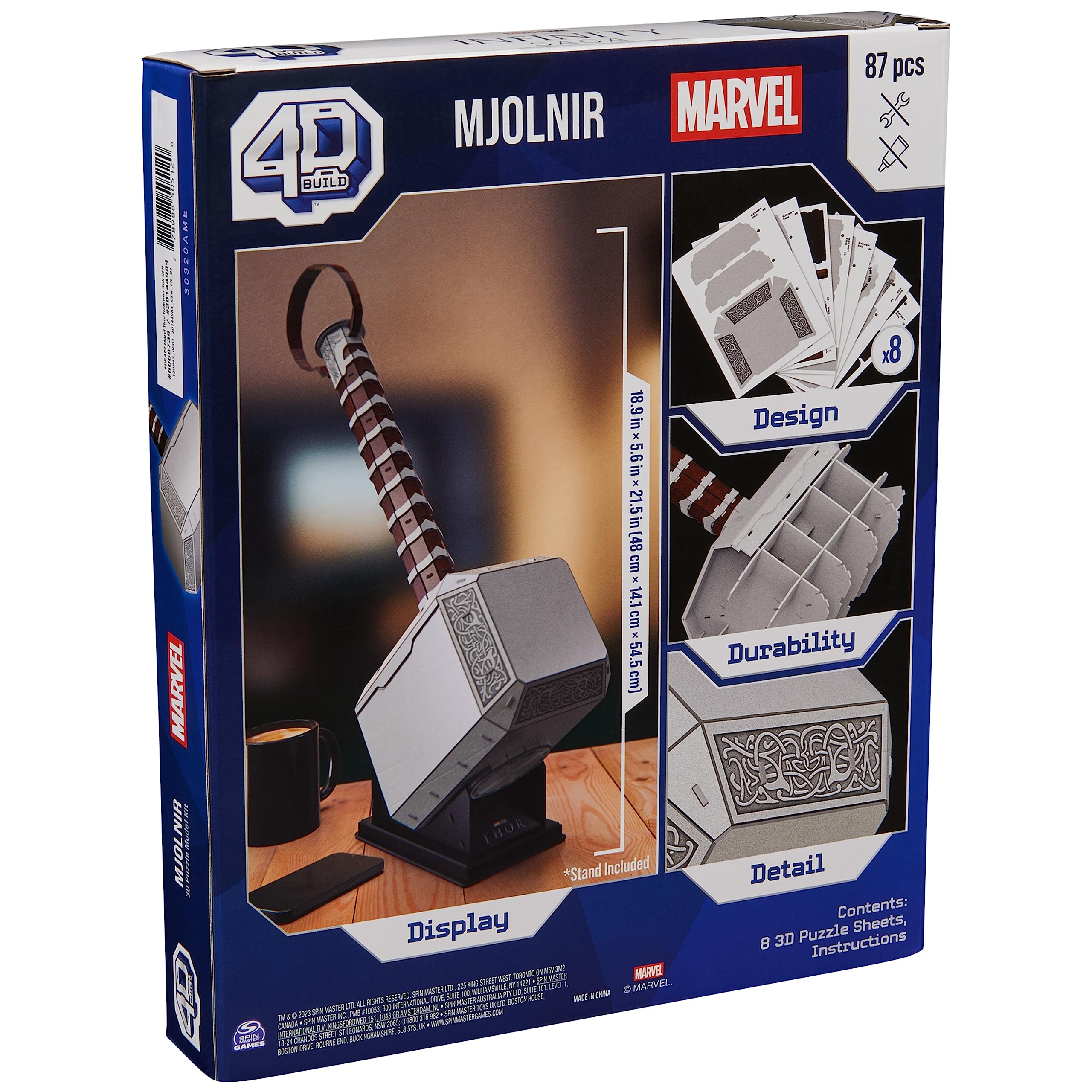 4D Build Thor Mjolnir hammer marvel-series image invites collectors